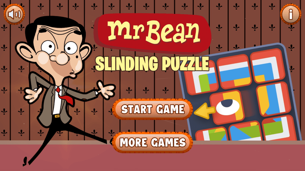 Mr Bean Sliding Puzzle